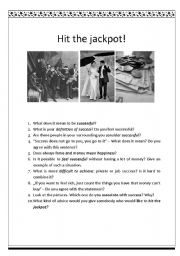 English Worksheet: SUCCESS - discussion