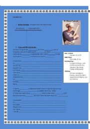 English Worksheet: song: celebrity by Brad Paisley