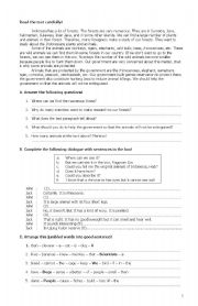 English worksheet: animals 3