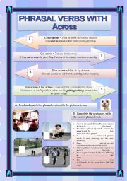 PHRASAL VERBS: ACROSS