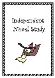 English Worksheet: Independent Novel Study