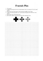 English worksheet: Fractals Plus