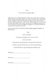 English Worksheet: Poetic devices