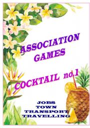 English Worksheet: association games cocktail no.1