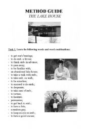 English worksheet: Movie The Lake House