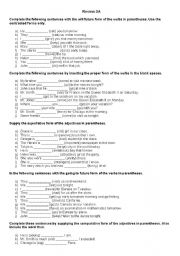 English Worksheet: Exercises to be and Do/Does