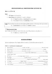 English Worksheet: If clauses (explanations)