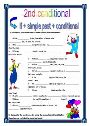 English Worksheet: second conditional + key (8.05.10)