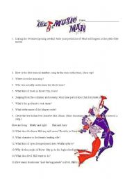 English worksheet: The Music Man 