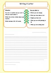 English Worksheet: Writing an informal letter (9)