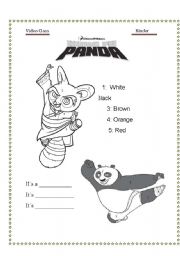 English Worksheet: Kung fu Panda 2