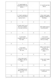 English Worksheet: Third Conditional dominoes