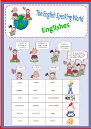 English Worksheet: Englishes