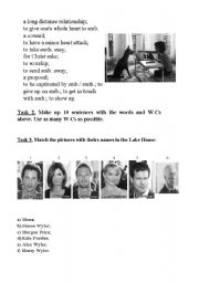 English Worksheet: Movie The Lake House