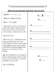 English worksheet: writing-apprropriation stage