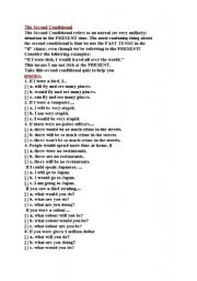 English Worksheet: conditional type 2