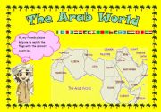 English Worksheet: Arab Flags and countries 