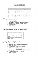 English Worksheet: Present Simple