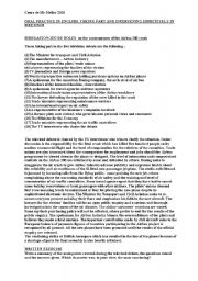 English Worksheet: ROLE PLAY ACTIVITY ON AN AIR CRASH