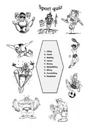 English Worksheet: Sport quiz