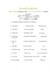 English Worksheet: Second Conditional