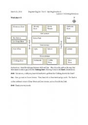 English Worksheet: Following Directions Worksheet 3, 4,5