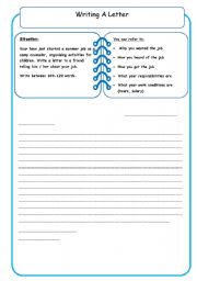 English Worksheet: Writing an informal letter (11)