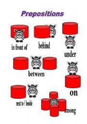 English Worksheet: prepositions