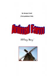 English Worksheet: animal farm (george orwell)
