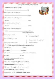 English worksheet: General exercises