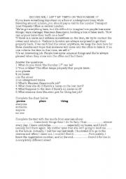 English worksheet: Excuse me 