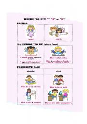 English Worksheet: where to put s