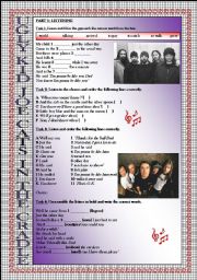 English Worksheet: UGLY KID JOE CATS IN THE CRADLE Listening and Speaking about Family (FULLY EDITABLE and KEY INCLUDED)