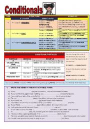 English Worksheet: Conditionals