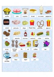 English Worksheet: Grocery store