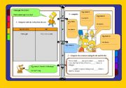 English Worksheet: BARTS FAMILY TREE (bart simpson)  WS # 2