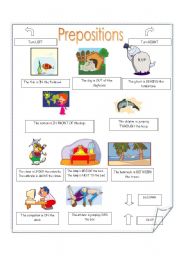 English Worksheet: Prepositions