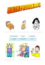English Worksheet: Health problems