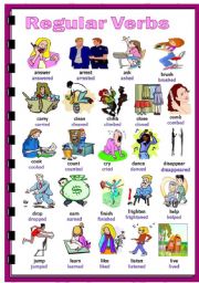 Past Simple - regular Verbs (1/1)