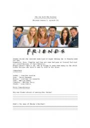 English Worksheet: The One With The Bullies