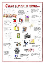 English Worksheet: Once upon a time