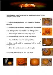 English worksheet: halloween