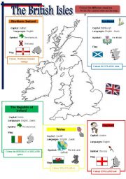 English Worksheet: BRITISH ISLES