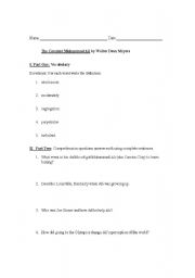 English worksheet: Muhammad Ali