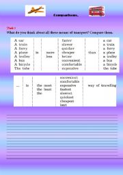 English Worksheet: Comparative and superlative degrees of comparison