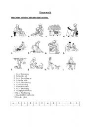 English Worksheet: Housework