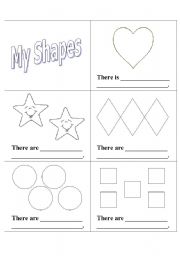 Shape, Color and Number Booklet