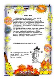 English Worksheet: Guy Fawkes