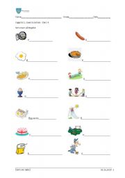 English Worksheet: Vocabulary back to school
