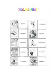 English Worksheet: weather memory